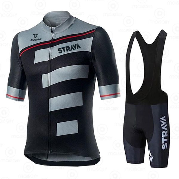 racing sets men's summer short sleeve cycling set strava ropa ciclismo mountain bicycle clothing breathable road bike jerseys kits, Black;blue
racing sets men's summer short sleeve cycling set strava ropa ciclismo mountain bicycle clothing breathable road bike jerseys kits, Black;blue