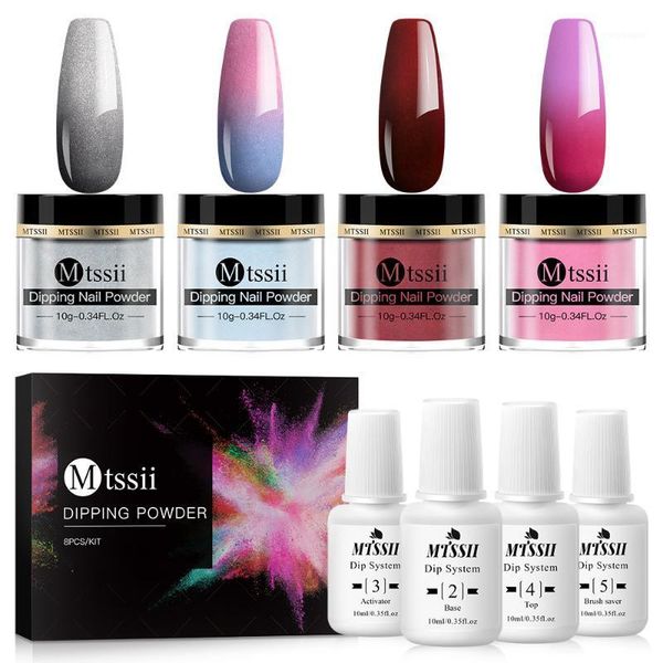 mtssii 6 boxes thermal glitter dipping nail powder set shinning dip color changing chrome dust no uv lamp cure1, Silver;gold
mtssii 6 boxes thermal glitter dipping nail powder set shinning dip color changing chrome dust no uv lamp cure1, Silver;gold