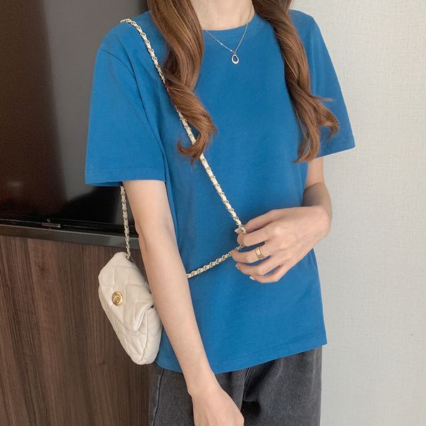 tee classic high-quality summer -selling pure cotton leisure short-sleeved women's t-shirt, White
tee classic high-quality summer -selling pure cotton leisure short-sleeved women's t-shirt, White