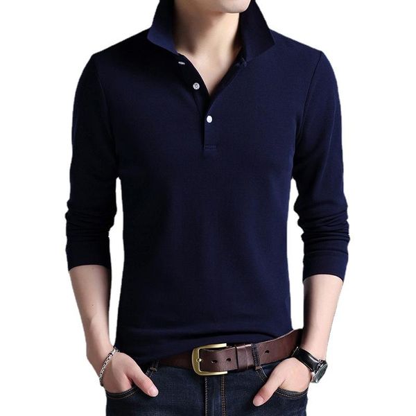 men's polos linling fashion boutique korean long-sleeved t-shirt casual youth solid color bottoming shirt, White;black
men's polos linling fashion boutique korean long-sleeved t-shirt casual youth solid color bottoming shirt, White;black