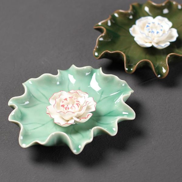 fragrance lamps ceramic lotus incense burner flower stick holder ash catcher tray living room peace meditation ornament for yoga
fragrance lamps ceramic lotus incense burner flower stick holder ash catcher tray living room peace meditation ornament for yoga
