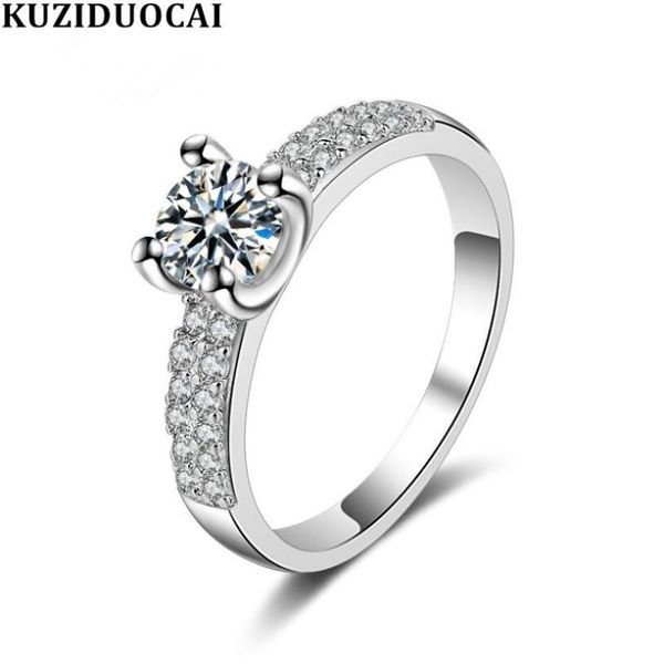 cluster rings kuziduocai fashion jewelry stainless steel double row dense embedding dazzling zircon wedding for women bague femme, Golden;silver
cluster rings kuziduocai fashion jewelry stainless steel double row dense embedding dazzling zircon wedding for women bague femme, Golden;silver