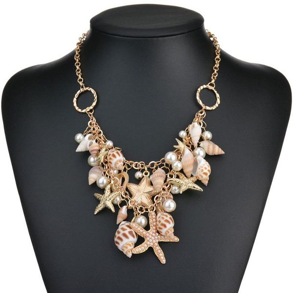 jewelry girls necklace starfish shell pendant boho summer long chain statement bracelets women gift chains, Silver
jewelry girls necklace starfish shell pendant boho summer long chain statement bracelets women gift chains, Silver