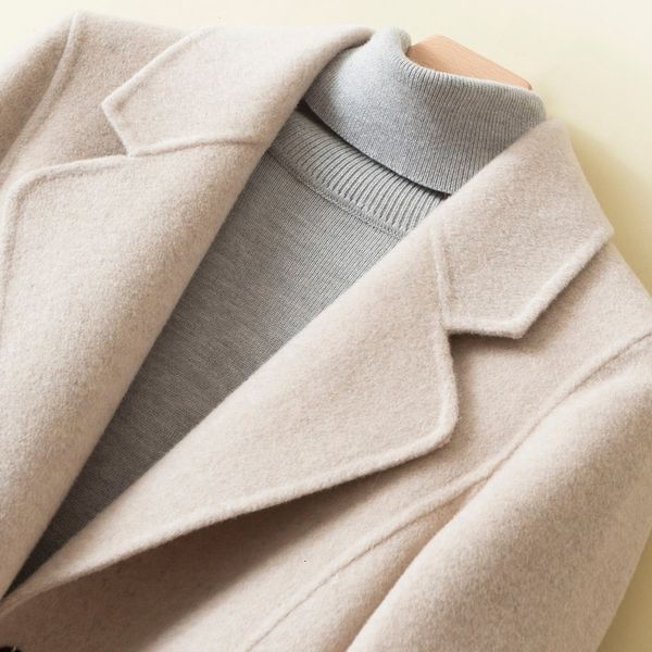 women's wool & blends 100% coat spring autumn long jacket elegant women coats and jackets overcoat abrigo mujer pkt1905 kj4042 rzs6, Black
women's wool & blends 100% coat spring autumn long jacket elegant women coats and jackets overcoat abrigo mujer pkt1905 kj4042 rzs6, Black
