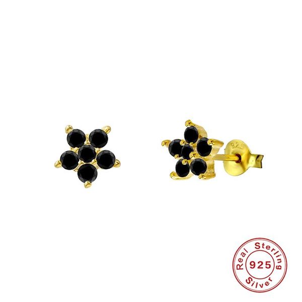 aide 925 silver jewelry fashion luxury black zircon lotus petals stud earrings oorbellen for women korean pendientes, Golden;silver
aide 925 silver jewelry fashion luxury black zircon lotus petals stud earrings oorbellen for women korean pendientes, Golden;silver