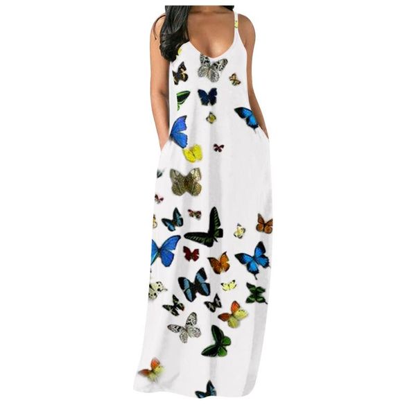 casual dresses floral printed sleeveless v-collar maxi dress women's loose long summer 2021 vestidos largos verano d4, Black;gray
casual dresses floral printed sleeveless v-collar maxi dress women's loose long summer 2021 vestidos largos verano d4, Black;gray