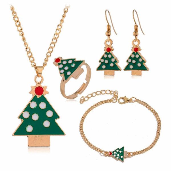 earrings & necklace 8seasons christmas jewelry set necklace+ bracelet + earrings+ ring accessories kids women gifts for party ,1set, Silver
earrings & necklace 8seasons christmas jewelry set necklace+ bracelet + earrings+ ring accessories kids women gifts for party ,1set, Silver