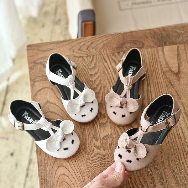 girls sandals summer fashion cut-outs solid color bowite princess shoes kids leather baby girl beach sm098, Black;red
girls sandals summer fashion cut-outs solid color bowite princess shoes kids leather baby girl beach sm098, Black;red