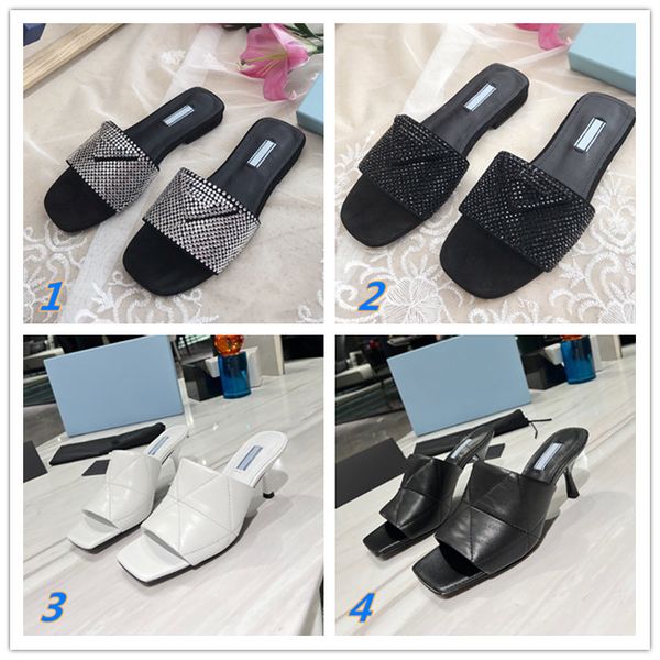 designer luxury party dress high-heeled slippers fashion shiny rhinestone leather flat slippers leisure beach sandals 35-41, Black
designer luxury party dress high-heeled slippers fashion shiny rhinestone leather flat slippers leisure beach sandals 35-41, Black