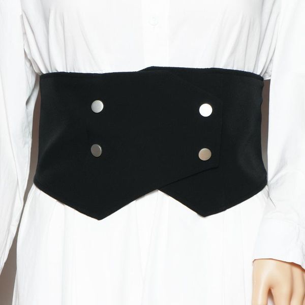 belts qualtiy suit cotton wide corset 2021 elegant ladies shirt elastic waistband female cinturon black irregular waist belt, Black;brown
belts qualtiy suit cotton wide corset 2021 elegant ladies shirt elastic waistband female cinturon black irregular waist belt, Black;brown
