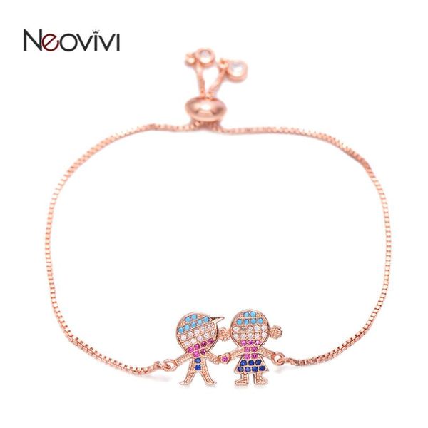 link, chain neovivi pave colorful cz boy and girl charm bracelets for couple lover adjustable diy bracelet jewelry women men gift, Black
link, chain neovivi pave colorful cz boy and girl charm bracelets for couple lover adjustable diy bracelet jewelry women men gift, Black