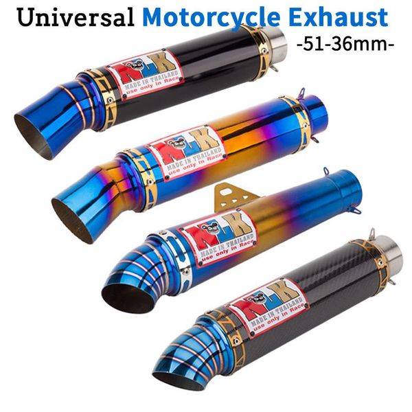 motorcycle exhaust system 51mm universal muffler escape moto for mt07 mt09 r3 r25 pcx125 z1000 pcx slip-on
motorcycle exhaust system 51mm universal muffler escape moto for mt07 mt09 r3 r25 pcx125 z1000 pcx slip-on