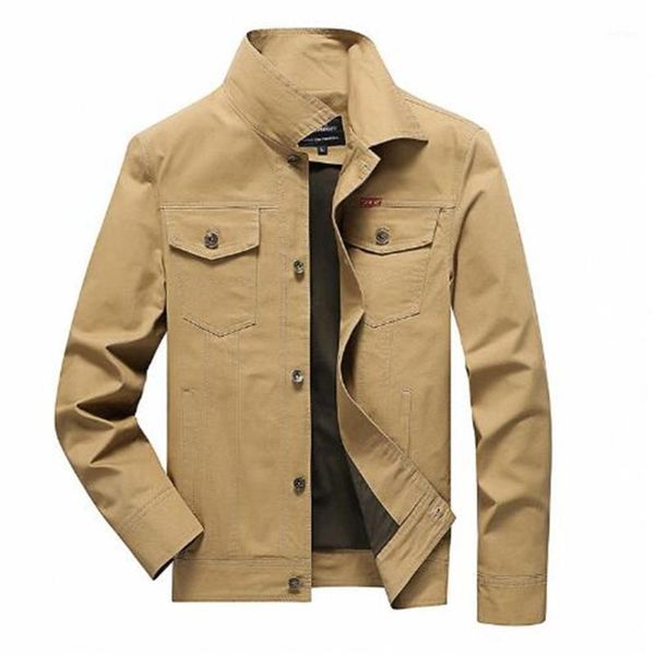 men's jackets spring autumn thin section lapel tooling cotton slim coat large size washed jacket outerwear, Black;brown
men's jackets spring autumn thin section lapel tooling cotton slim coat large size washed jacket outerwear, Black;brown