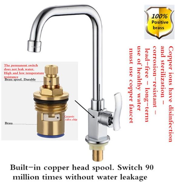 kitchen faucets jamuwy faucet single handle hole cold water 360 degree rotation out copper
kitchen faucets jamuwy faucet single handle hole cold water 360 degree rotation out copper