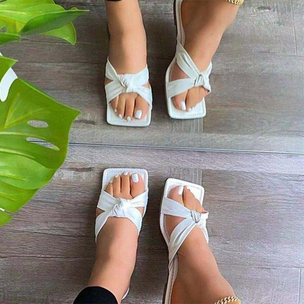 slippers women's flat square toe fretwork solid concise ladies shoes comfortable outdoor leisure women beach sandals plus size, Black
slippers women's flat square toe fretwork solid concise ladies shoes comfortable outdoor leisure women beach sandals plus size, Black