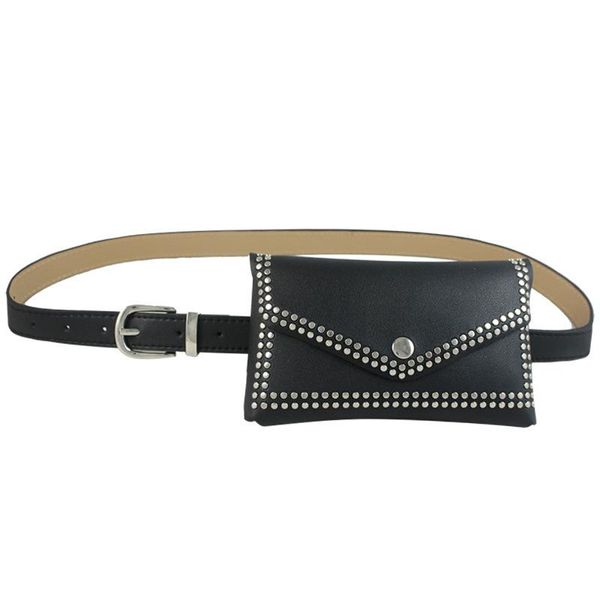 waist bags fanny pack women belt bag rivet women's pure color pu leather messenger shoulder phone pouch punk purse
waist bags fanny pack women belt bag rivet women's pure color pu leather messenger shoulder phone pouch punk purse