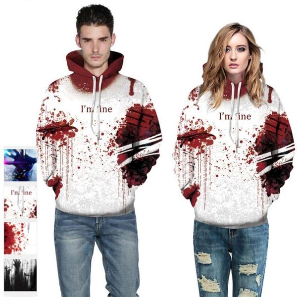 men's sweaters boys sweatshirts 3d printing halloween long sleeve bloody digital print loose pullover blouse hoodie costumes, White;black
men's sweaters boys sweatshirts 3d printing halloween long sleeve bloody digital print loose pullover blouse hoodie costumes, White;black