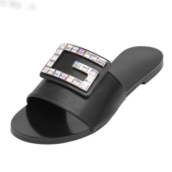 slippers summer shoes women flat sandals 2021 g style rhinestone ladies leather black woman plus size
slippers summer shoes women flat sandals 2021 g style rhinestone ladies leather black woman plus size
