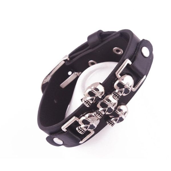 tennis 1pcs skull gothic rock leather belt buckle bracelets punk style for women men & bangles cool accessories, Golden;silver
tennis 1pcs skull gothic rock leather belt buckle bracelets punk style for women men & bangles cool accessories, Golden;silver