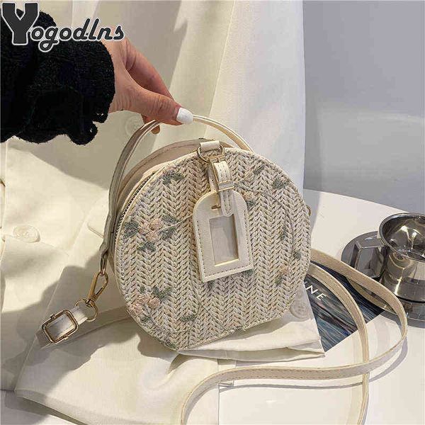 shopping bags straw weave round crossbody women summer beach rattan shoulder small handbags casual retro knitted travel pouch220307
shopping bags straw weave round crossbody women summer beach rattan shoulder small handbags casual retro knitted travel pouch220307