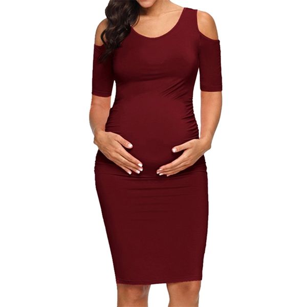 women maternity off shoulder short sleeve knit dress casual clothes summer fashion nightdress cotton 210726, White
women maternity off shoulder short sleeve knit dress casual clothes summer fashion nightdress cotton 210726, White