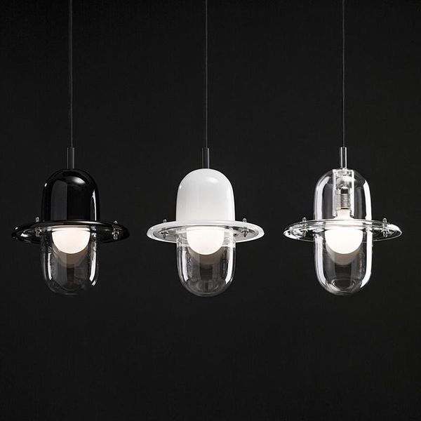 pendant lamps post modern hat glass light simple creative bedroom living room dining lamp
pendant lamps post modern hat glass light simple creative bedroom living room dining lamp