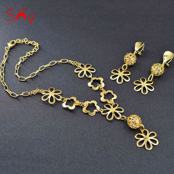 jewelry sets sunny fashion 2021 necklace long chain earrings women zircon flower for party wedding, Black
jewelry sets sunny fashion 2021 necklace long chain earrings women zircon flower for party wedding, Black