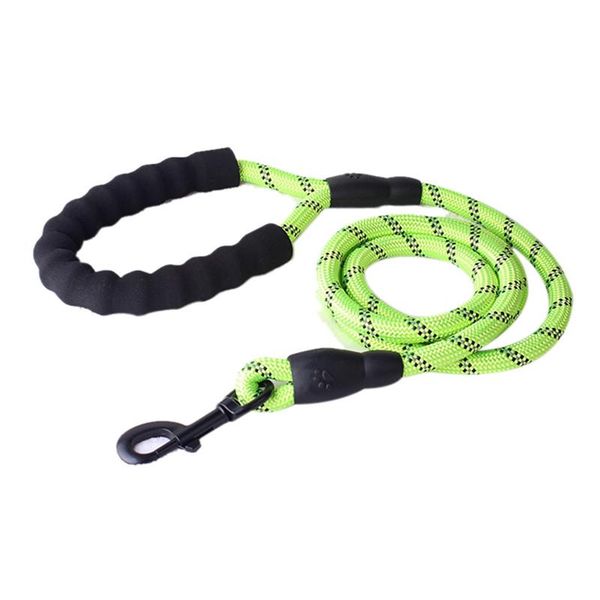 dog collars & leashes pet leash eva foam handle reflective nylon traction rope round durable twist lead for medium and large dogs
dog collars & leashes pet leash eva foam handle reflective nylon traction rope round durable twist lead for medium and large dogs