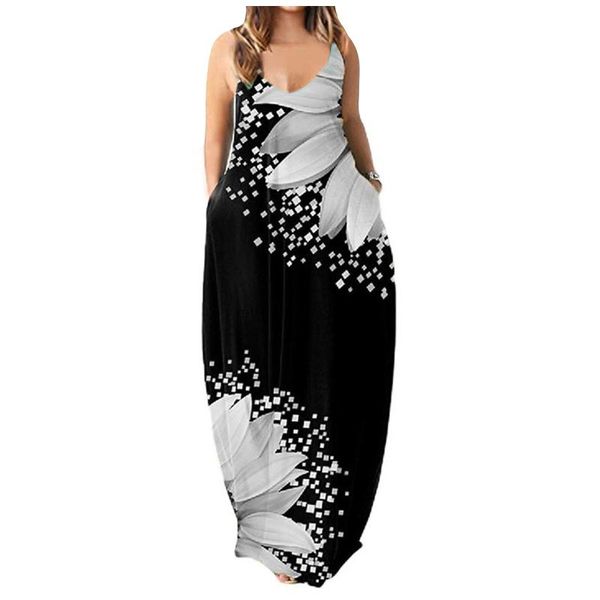 casual dresses 2021 women u-neck strap fashion women's loose flower dress for print pocket sling sleeveless black maxi, Black;gray
casual dresses 2021 women u-neck strap fashion women's loose flower dress for print pocket sling sleeveless black maxi, Black;gray