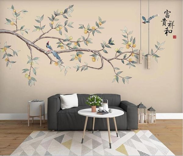 wallpapers xue su custom mural wallpaper hand-painted flowers and birds elegant background wall covering
wallpapers xue su custom mural wallpaper hand-painted flowers and birds elegant background wall covering