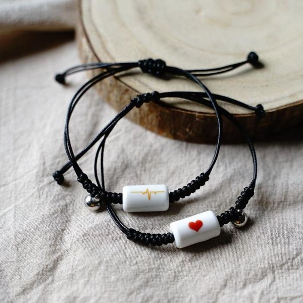 charm bracelets literature and art ceramic hand rope weaving love heart lovers bracelet for men women friends valentine's day gift #yxs, Golden;silver
charm bracelets literature and art ceramic hand rope weaving love heart lovers bracelet for men women friends valentine's day gift #yxs, Golden;silver