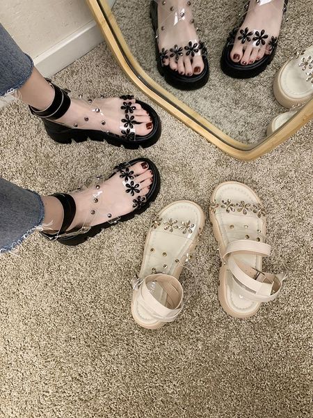 sandals flat female 2021 net red wild temperament fairy style soft bottom student word with roman shoes, Black
sandals flat female 2021 net red wild temperament fairy style soft bottom student word with roman shoes, Black