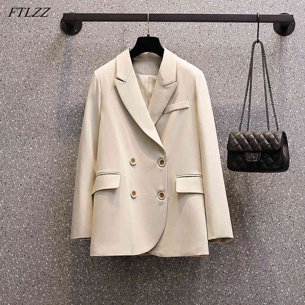 spring autumn office ladies turn-down collar double breasted blazer elegant female long sleeve solid 210423, White;black
spring autumn office ladies turn-down collar double breasted blazer elegant female long sleeve solid 210423, White;black