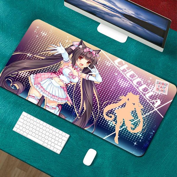mouse pads & wrist rests 40x90cm pad anime girl chocola nekopara gaming gamer keyboard locking edge desk accessories
mouse pads & wrist rests 40x90cm pad anime girl chocola nekopara gaming gamer keyboard locking edge desk accessories
