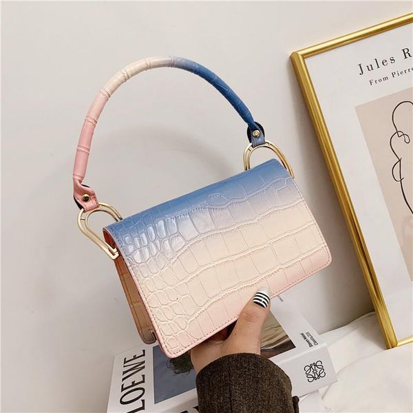 evening bags color contrast pu leather shoulder for women 2021 ladies underarm bag fashion casual handbags sac a main
evening bags color contrast pu leather shoulder for women 2021 ladies underarm bag fashion casual handbags sac a main