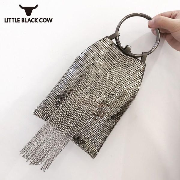 luxury silver rhinestone tassel bag women designer ring handbag sequins chains bling evening clutch purse female mini bags
luxury silver rhinestone tassel bag women designer ring handbag sequins chains bling evening clutch purse female mini bags