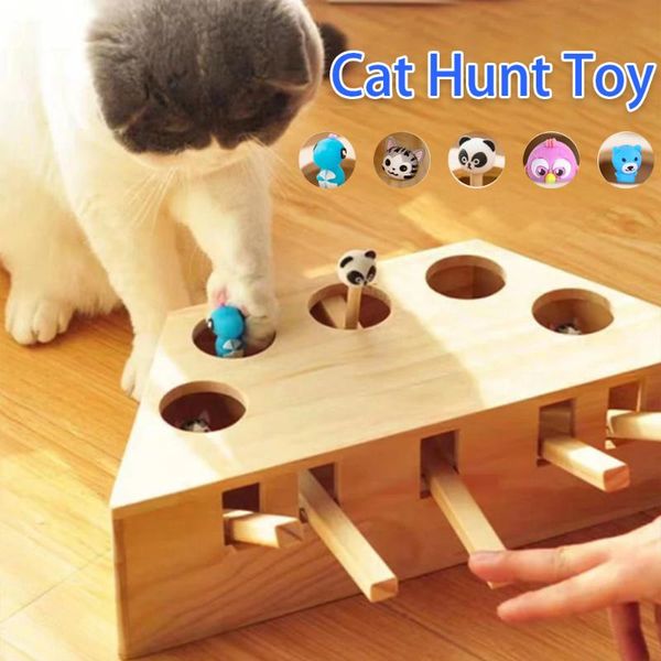 cat toys interactive funny wooden chase mouse catch with 3/5-holed bite kitten tease toy supply
cat toys interactive funny wooden chase mouse catch with 3/5-holed bite kitten tease toy supply