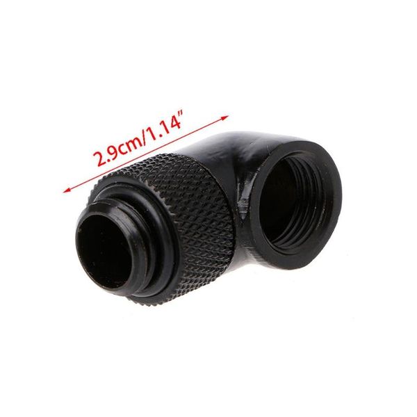 fans & coolings g1/4" thread male to female 90 degree angle rotary fitting extender adapter
fans & coolings g1/4" thread male to female 90 degree angle rotary fitting extender adapter
