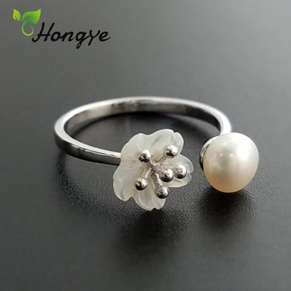 cluster rings hongye designer brand vintage flower silver ring for women natural freshwater pearl decorative finger accessories ladies, Golden;silver
cluster rings hongye designer brand vintage flower silver ring for women natural freshwater pearl decorative finger accessories ladies, Golden;silver