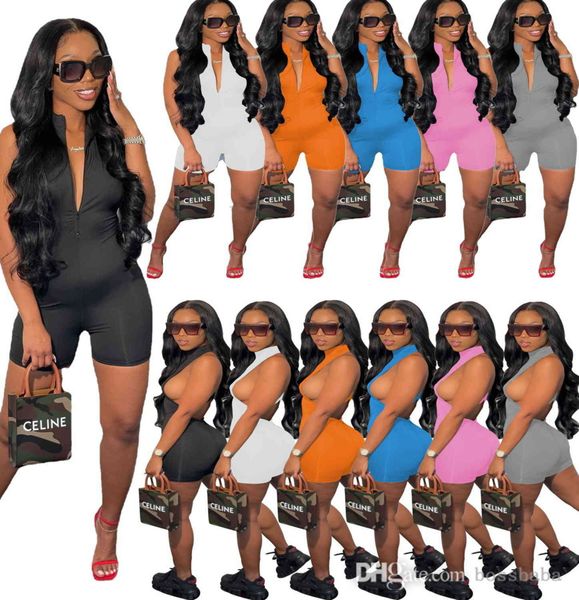 summer shorts women jumpsuits designer onesies bare back cross vest zipper bodysuit v-neck sleeveless fashion casual solid color 8606-1, Black;white
summer shorts women jumpsuits designer onesies bare back cross vest zipper bodysuit v-neck sleeveless fashion casual solid color 8606-1, Black;white