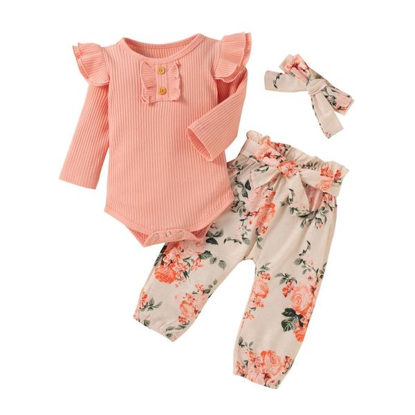 clothing sets 3pcs born baby girls clothes set ruffles ribbed romper solid +floral pants+floral headband outfits 0-18 months, White
clothing sets 3pcs born baby girls clothes set ruffles ribbed romper solid +floral pants+floral headband outfits 0-18 months, White