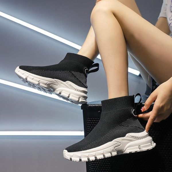 boots women outdoor ankle platform knitted ladies autumn socks for fashion set of feet female booties 2021, Black
boots women outdoor ankle platform knitted ladies autumn socks for fashion set of feet female booties 2021, Black