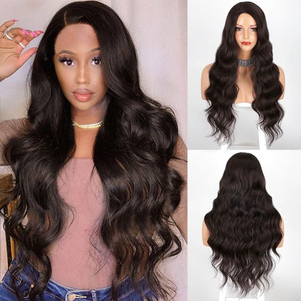isaic synthetic wigs long body wave dark brown wig for women side part black natural hair heat resistant
isaic synthetic wigs long body wave dark brown wig for women side part black natural hair heat resistant
