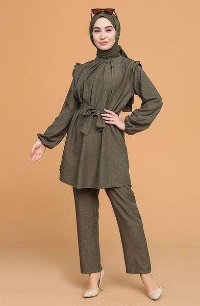 ethnic clothing belted tunic pants double suit muslim suits fashion islamic women's hijab evening dubai arabia 100% made in turkey, Red
ethnic clothing belted tunic pants double suit muslim suits fashion islamic women's hijab evening dubai arabia 100% made in turkey, Red