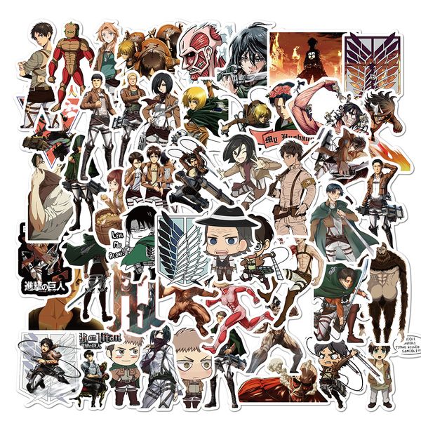 attack on titan graffiti 50 sheets anime printing sticker waterproof can be pasted repeatedly
attack on titan graffiti 50 sheets anime printing sticker waterproof can be pasted repeatedly