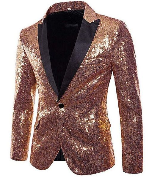 men's suits & blazers embellished blazer men jacket shiny sequined glitter nightclub host wedding party suit stage singers coat p0mn, White;black
men's suits & blazers embellished blazer men jacket shiny sequined glitter nightclub host wedding party suit stage singers coat p0mn, White;black