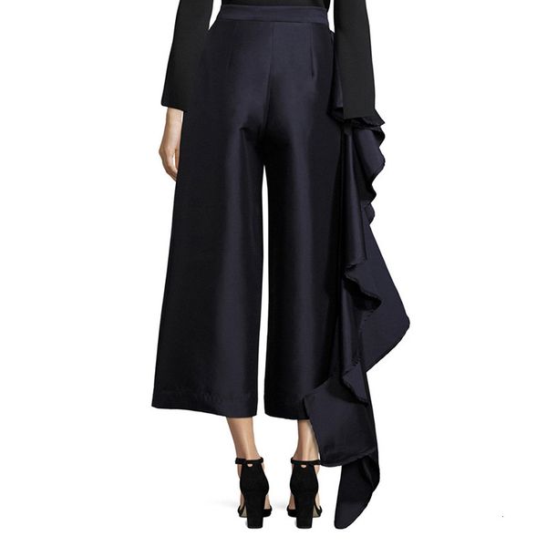 women's pants & capris pyjtrl women's pants with ruffled feathers, cut-off for women high waist and broad legs 9jtg, Black;white
women's pants & capris pyjtrl women's pants with ruffled feathers, cut-off for women high waist and broad legs 9jtg, Black;white