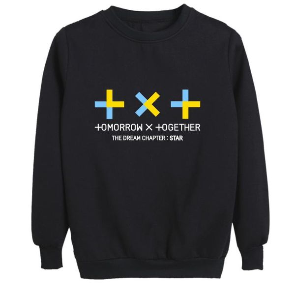 women's hoodies & sweatshirts arrival txt concert the dream chapter star loose sweatshirt kpop korean tomorrow x together pullover top, Black
women's hoodies & sweatshirts arrival txt concert the dream chapter star loose sweatshirt kpop korean tomorrow x together pullover top, Black
