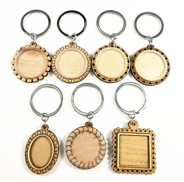 keychains 24pcs wood cabochon settings 25mm 18*25mm inner size blank cameo keychain base trays with metal buckle for keyring making, Silver
keychains 24pcs wood cabochon settings 25mm 18*25mm inner size blank cameo keychain base trays with metal buckle for keyring making, Silver