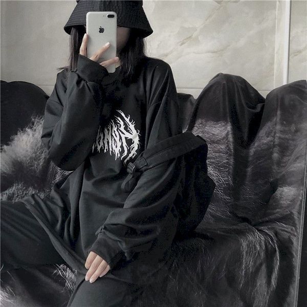 bottoming shirt equipped with female autumn korean ins retro printing wild loose bf round neck long-sleeved t-shirt white top
bottoming shirt equipped with female autumn korean ins retro printing wild loose bf round neck long-sleeved t-shirt white top